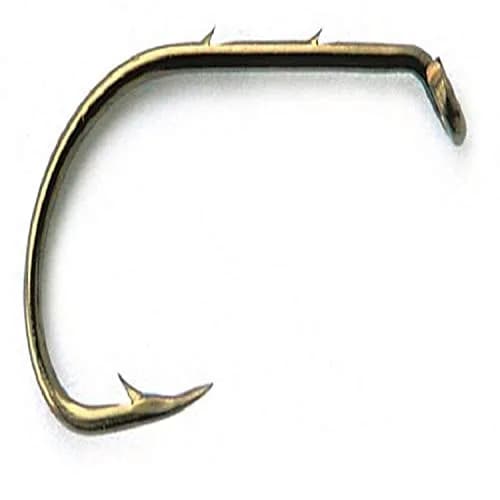 Mustad Baitholder Hook Size 4 | 2X Strong, Short Shank, Down Eye, Bronze thumbnail 1