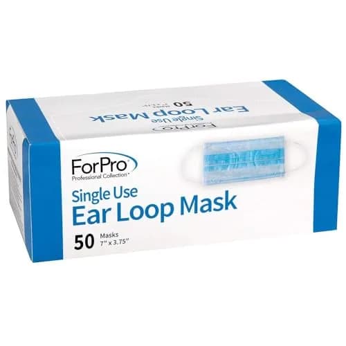 ForPro Professional Collection Hypoallergenic 3-Ply Face Mask, 50-Count | Breathable, Fluid-Resistant, Comfortable thumbnail 2