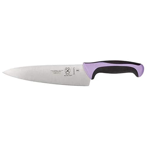 Mercer Culinary Millennia Color Handle Cutlery 8" Chef's Knife Purple | High-Carbon Japanese Steel, Ergonomic Handle, Professional Grade thumbnail 1