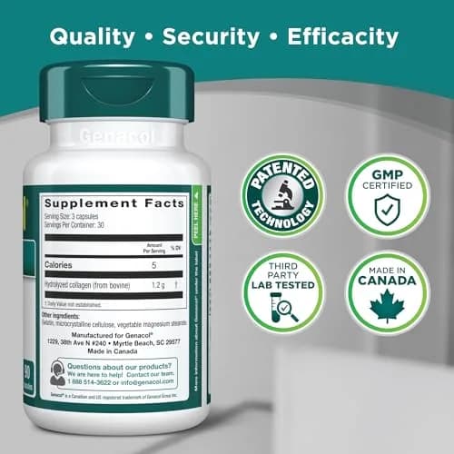 Genacol Original Hydrolyzed Collagen Joint Supplement 90 Capsules | Supports Joint Health & Mobility thumbnail 4