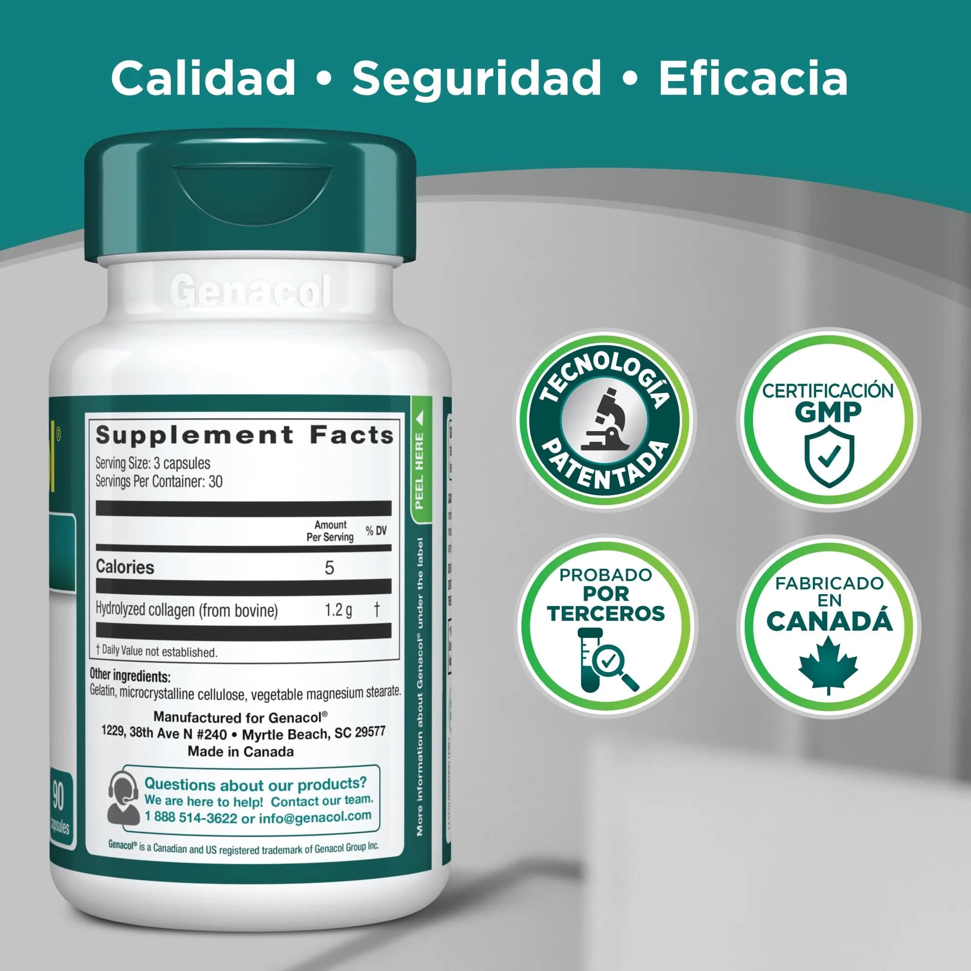 Genacol Original Hydrolyzed Collagen Joint Supplement 90 Capsules | Supports Joint Health & Mobility - view 5