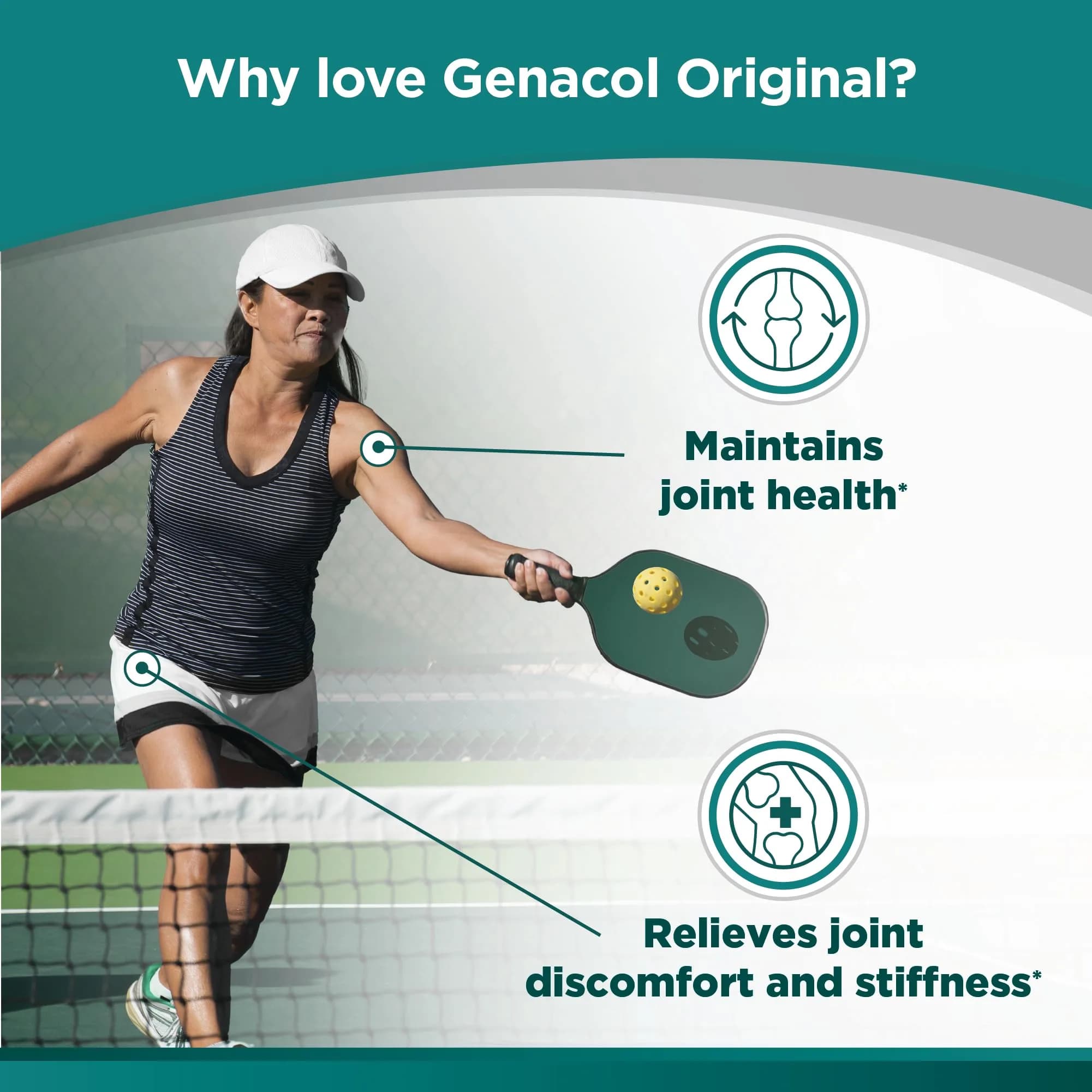 Genacol Original Hydrolyzed Collagen Joint Supplement 90 Capsules | Supports Joint Health & Mobility - view 8