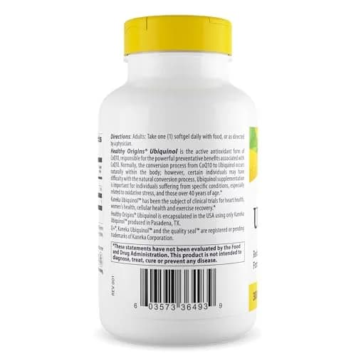 Healthy Origins Ubiquinol CoQ10 300 mg | Heart & Cellular Energy Support (110-120 chars) thumbnail 2
