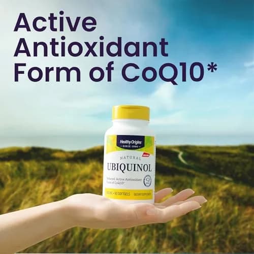 Healthy Origins Ubiquinol CoQ10 300 mg | Non-GMO, 150 Softgels for Heart & Energy Support thumbnail 4