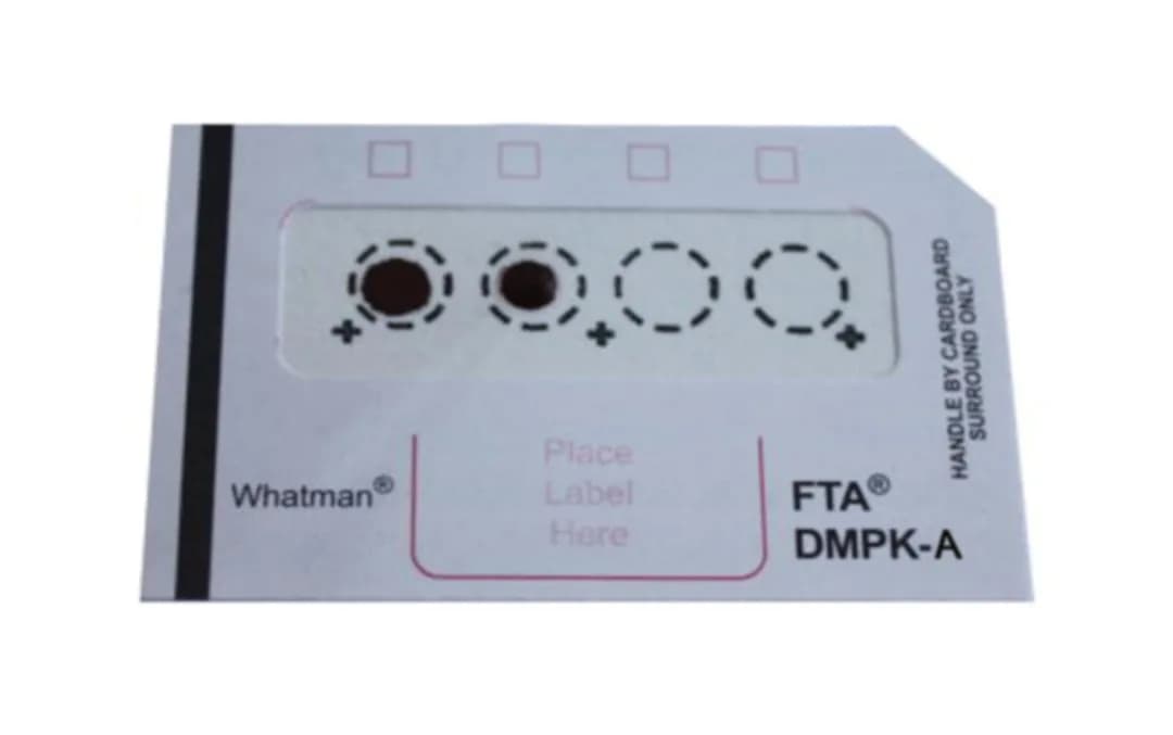 Whatman FTA WB129241 DMPK-A Cards for Dried Blood Spot (DBS) DNA Analysis and Archiving (Pack of 100) | Ambient Temperature Stability