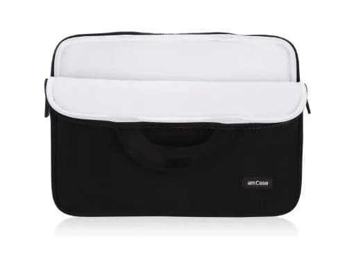 amCase 11.6-inch Neoprene Sleeve with Handle | Shock-Absorbing, Scratch-Resistant, Black thumbnail 4