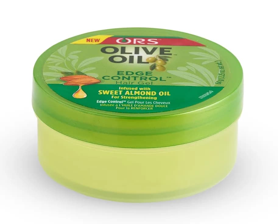 ORS Olive Oil Edge Control Hair Gel with Sweet Almond Oil 65ml (2.25 oz) | Extra Hold for All Hair Textures thumbnail 4