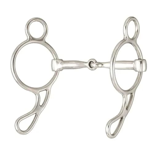 Tough 1 Kelly Silver Star SS Mini Wonder Bit 4in | Versatile Gag Shank for Horses (70-120 chars) thumbnail 1