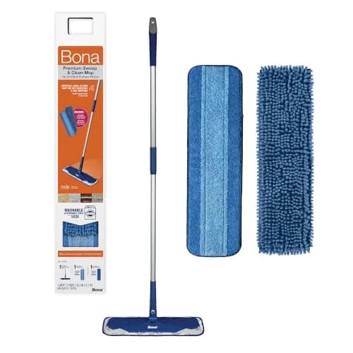 Bona Microfiber Sweep & Clean Mop for Multi-Surface Floors | Versatile, Adjustable, Reusable thumbnail 1