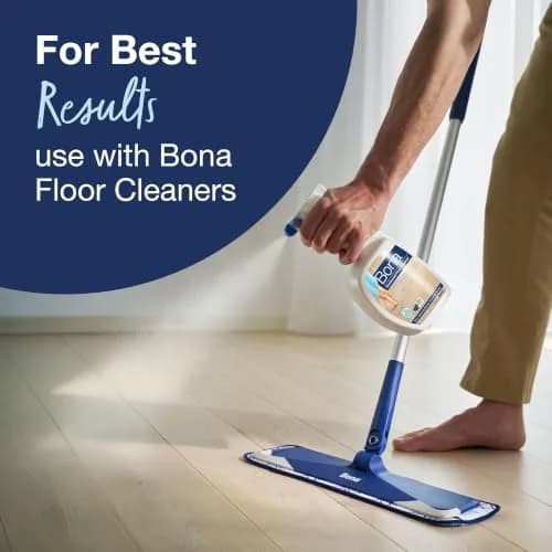 Bona Microfiber Sweep & Clean Mop for Multi-Surface Floors | Versatile, Adjustable, Reusable thumbnail 5