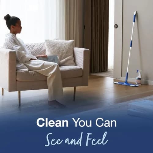Bona Microfiber Sweep & Clean Mop for Multi-Surface Floors | Versatile, Adjustable, Reusable thumbnail 8