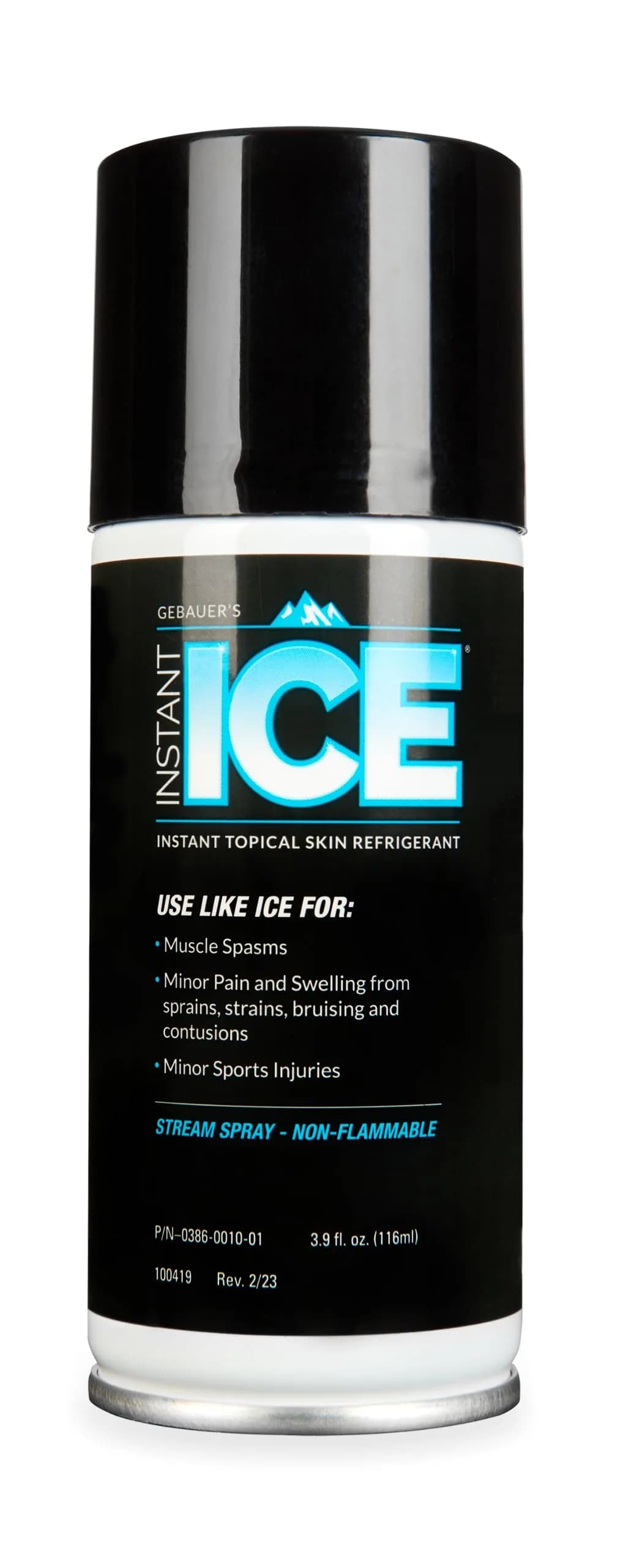 Gebauer's Instant Ice 3.5 Fl Oz | Topical Skin Refrigerant for Immediate Relief — Clear