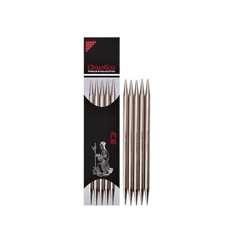 ChiaoGoo Red Knitting Needle Size US 1 (2.25mm) | Stainless Steel Double Pointed Needles thumbnail 1