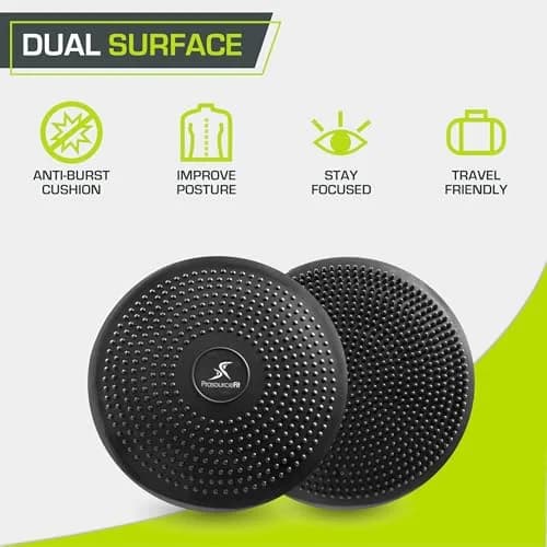 ProsourceFit Core Balance Disc Trainer 14” Diameter | Improve Posture & Stability thumbnail 3