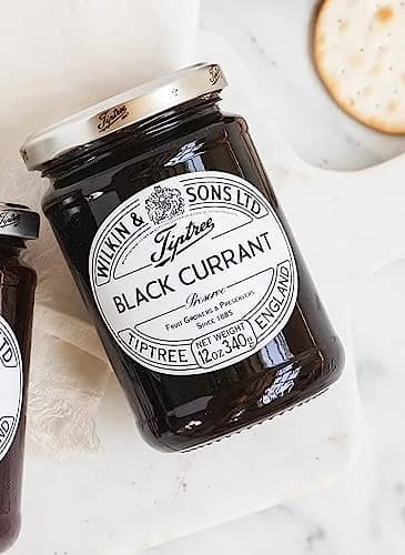 Tiptree Black Currant Preserve 12 oz Jar | Deep, Subtle Flavor, Suitable for Vegetarians & Vegans thumbnail 4