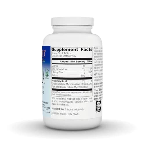 Planetary Herbals Triphala 1000mg - 270 Tablets | Traditional Digestive Support thumbnail 3
