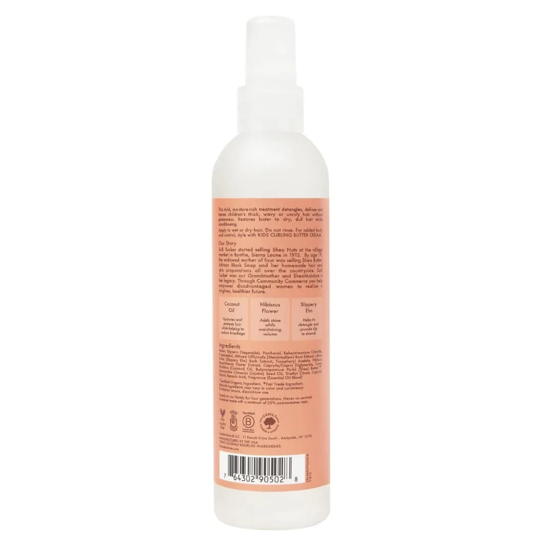 Shea Moisture Coconut & Hibiscus Kids Extra Moisturizing Detangler 237ml (8 Fl Oz) | For Wavy, Curly Hair - view 2