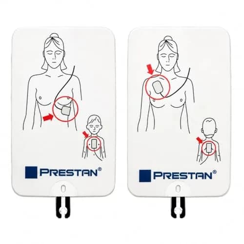 Prestan AED Training Pads Adult, UltraTrainer & Trainer Plus | Latex-Free Foam, 1 Pair thumbnail 1
