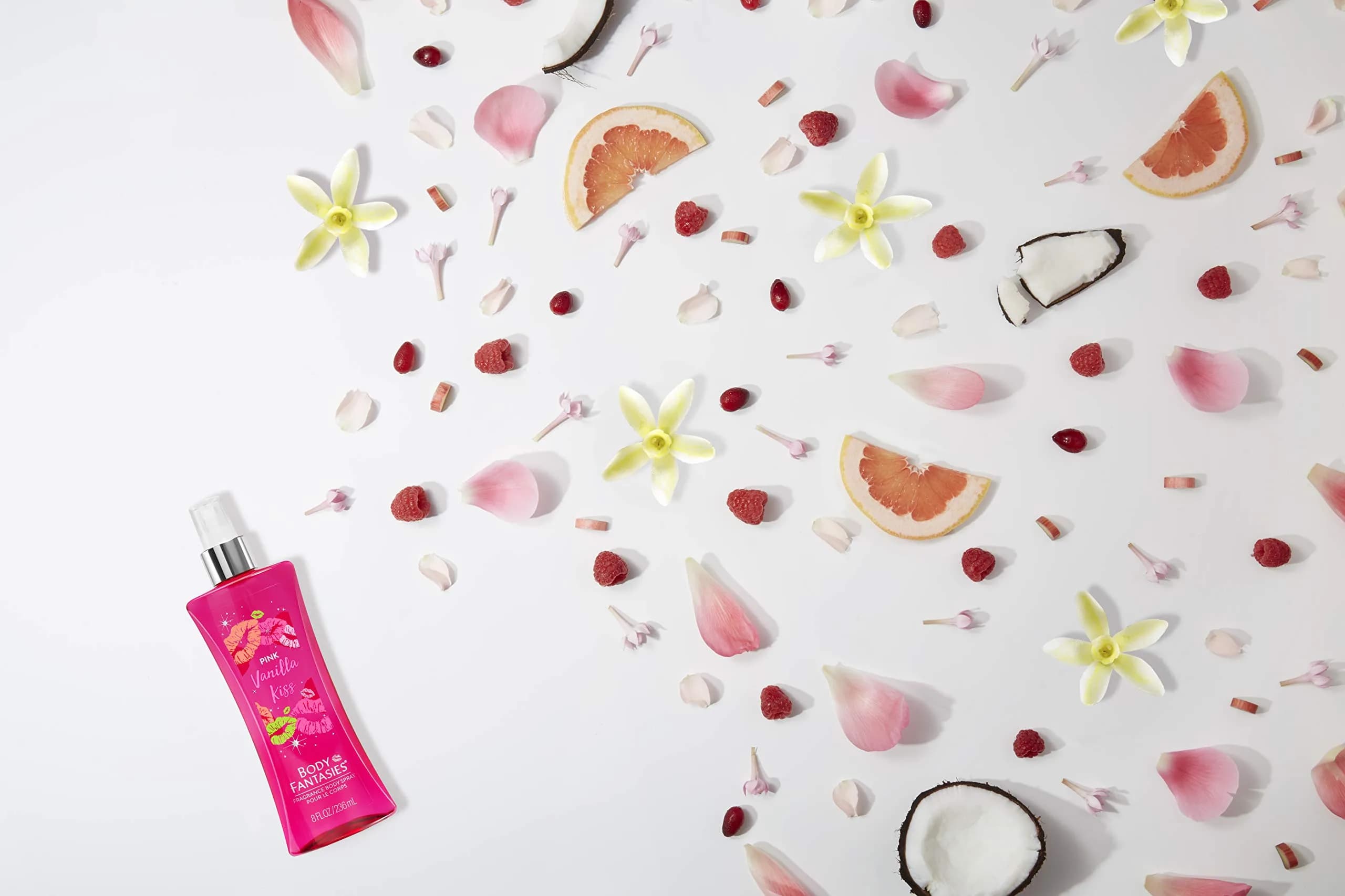Body Fantasies Signature Pink Vanilla Kiss Fantasy Body Spray 236ml (8 Fl Oz) | Long-Lasting Fragrance - view 2