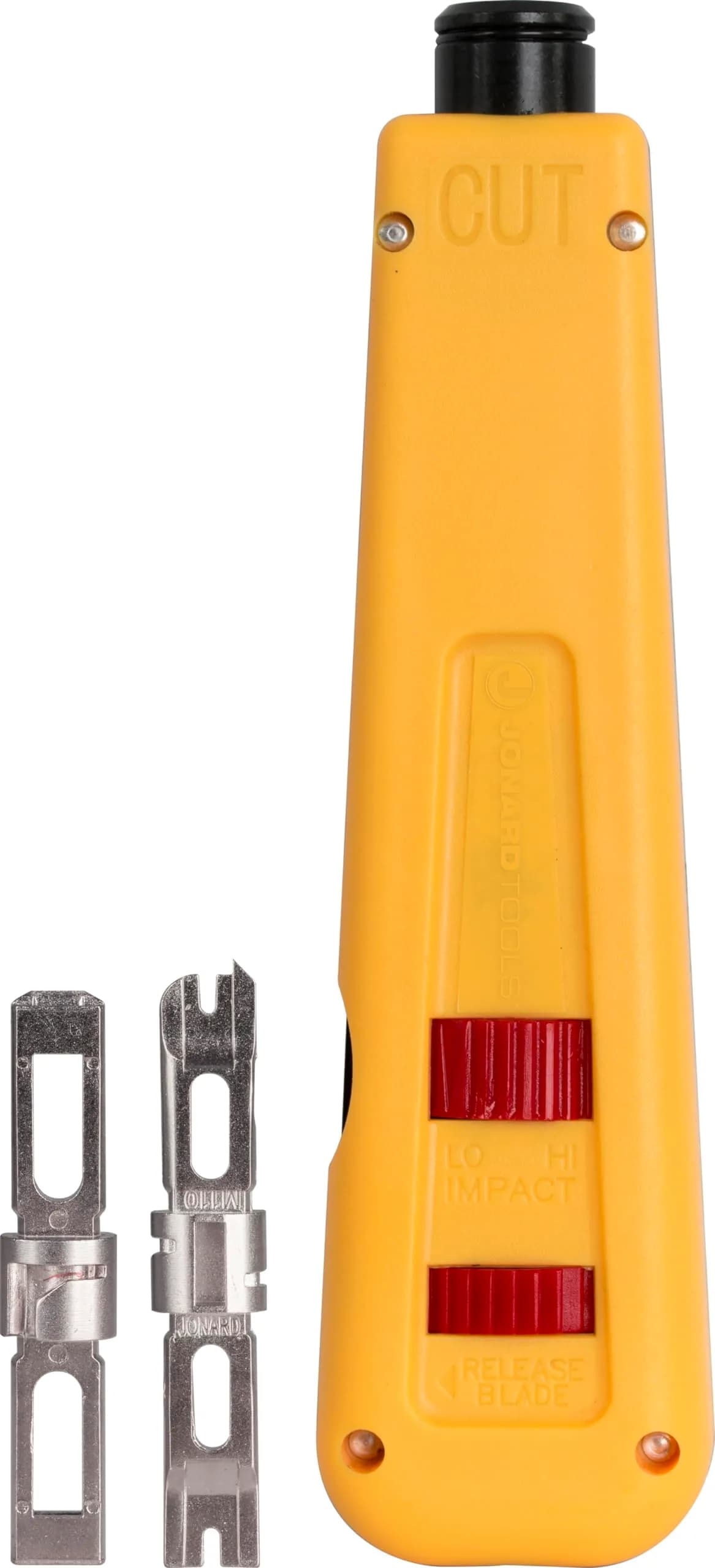 Jonard Tools EPD-91461 Manual Punchdown Tool | 66 & 110 Blades, Ergonomic Design, Alloy Steel, Lifetime Warranty — Yellow