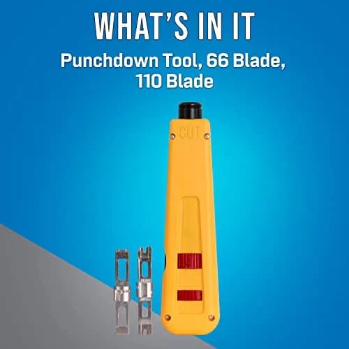 Jonard Tools EPD-91461 Manual Punchdown Tool | 66 & 110 Blades, Ergonomic Design, Alloy Steel, Lifetime Warranty thumbnail 2