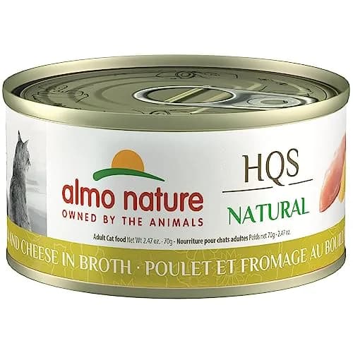 Almo Nature HQS Natural Wet Cat Food Chicken & Cheese 2.47 oz | Grain-Free, All-Natural, High Digestibility thumbnail 8