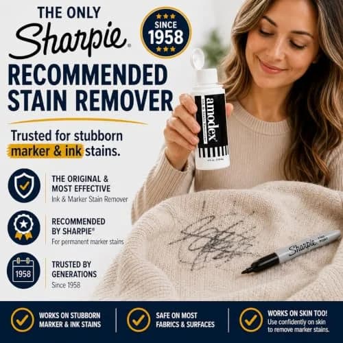 Amodex Ink and Stain Remover Liquid Formula 118ml (4 fl oz) | Professional Strength Stain Removal thumbnail 4