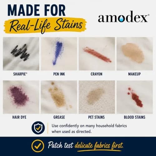 Amodex Ink and Stain Remover Liquid Formula 118ml (4 fl oz) | Professional Strength Stain Removal thumbnail 5