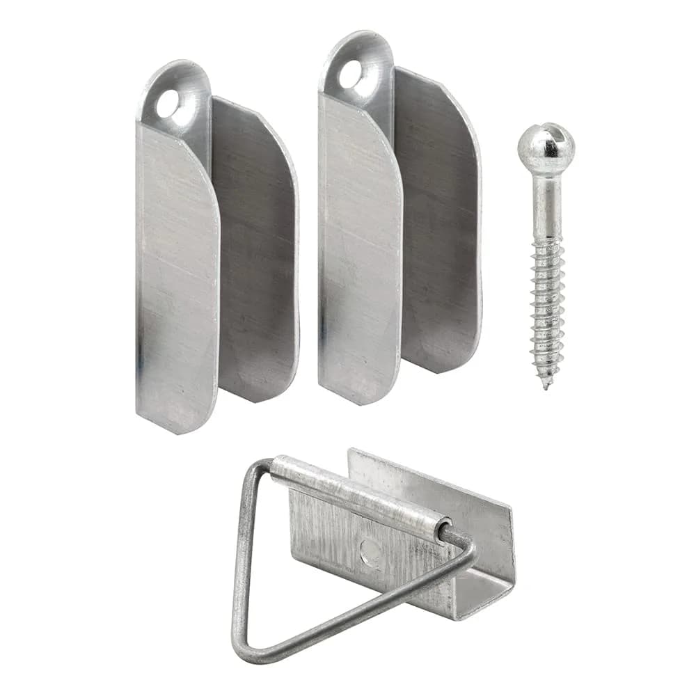 PRIME-LINE L 5770 Screen Hanger and Latch Set 0.08 kg (2 oz) | Secures Screens in Wooden Frames — Aluminum