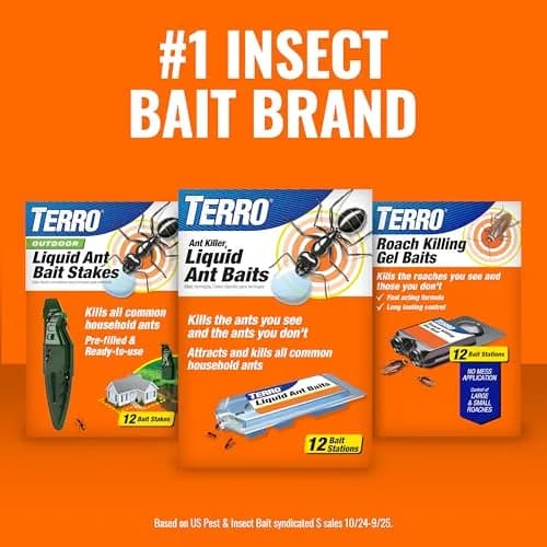 Terro Ant Killer Bait Stations T300B, 12 Count | Borax Formula Kills Colony thumbnail 6