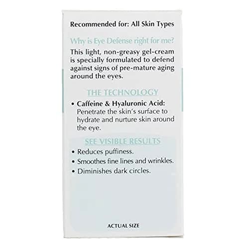 L'Oreal Paris Eye Defense Gel 15ml (0.5 Fl Oz) Pack of 2 | Caffeine & Hyaluronic Acid for Puffiness & Fine Lines thumbnail 4