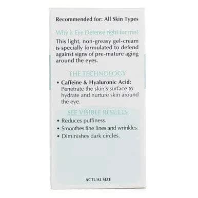 L'Oreal Paris Eye Defense Gel 15ml (0.5 Fl Oz) Pack of 2 | Caffeine & Hyaluronic Acid for Puffiness & Fine Lines - view 6