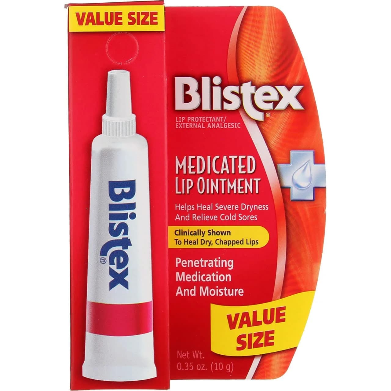 Blistex Medicated Lip Ointment 0.21 oz (Pack of 8) | Hydrates & Heals Dry Lips — clear