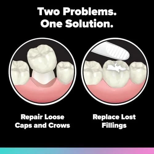 Dentemp Maximum Strength Dental Repair Kit 2.2G | Instant Pain Relief & Crowns Fix thumbnail 5
