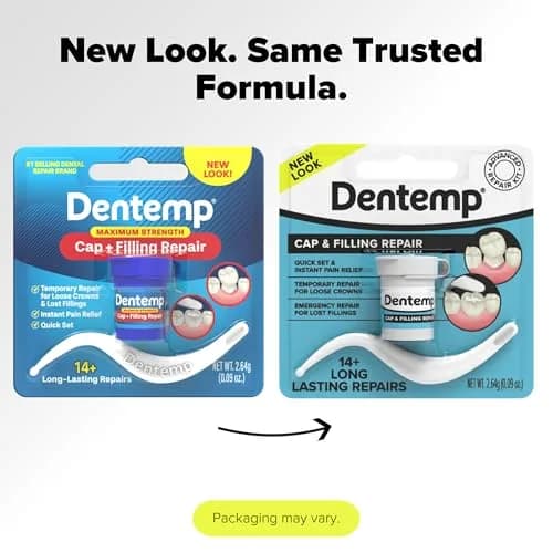 Dentemp Maximum Strength Dental Repair Kit 2.2G | Instant Pain Relief & Crowns Fix thumbnail 3