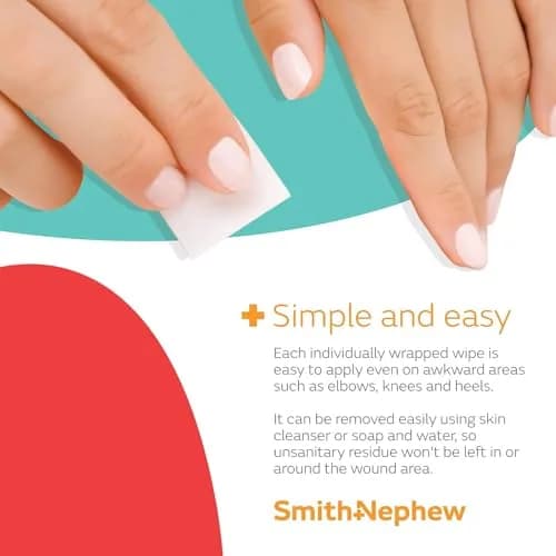 Smith & Nephew Skin-Prep Protective Wipes 50 Count (Pack of 2) | Skin Barrier Support for Adults thumbnail 7
