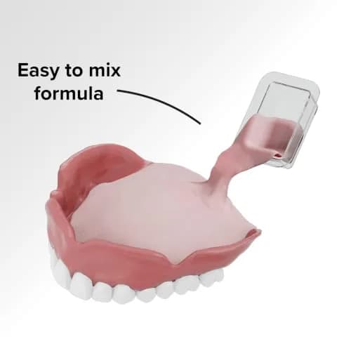 Dentemp Reline-It Advanced Formula Denture Reline Kit 3 Pack (6 Relines) | Custom Fit for Upper & Lower Dentures thumbnail 4