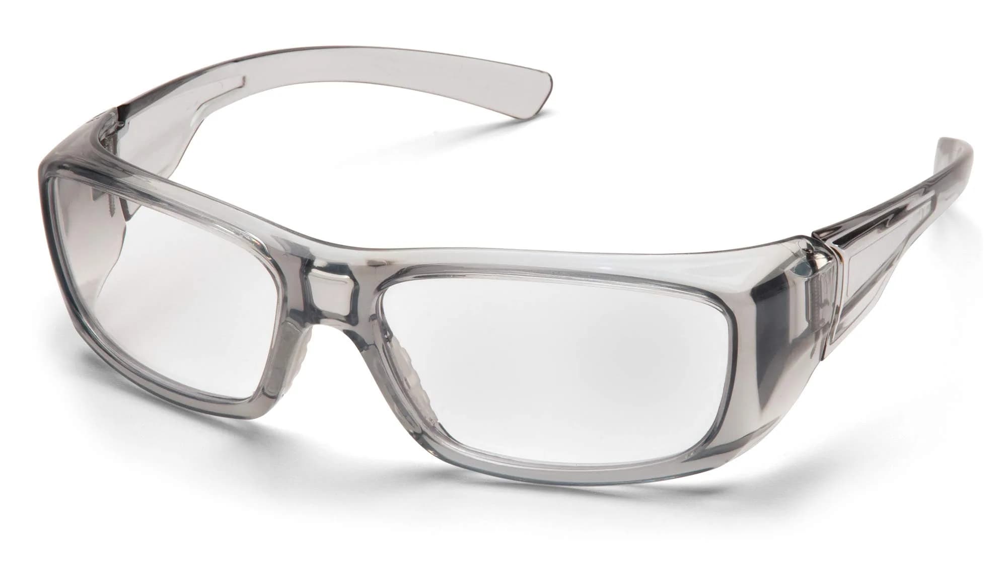 Pyramex Emerge Safety Glasses with Reader Lenses, Gray Frame, Clear +2.0 Diopter | ANSI Z87+ High Impact - main product image