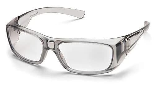 Pyramex Emerge Safety Glasses with Reader Lenses, Gray Frame, Clear +2.0 Diopter | ANSI Z87+ High Impact thumbnail 1