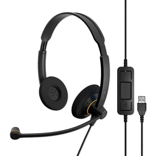 EPOS Sennheiser SC 60 USB ML Double-Sided Business Headset | HD Sound, Noise-Cancelling Mic, 2-Pack thumbnail 1