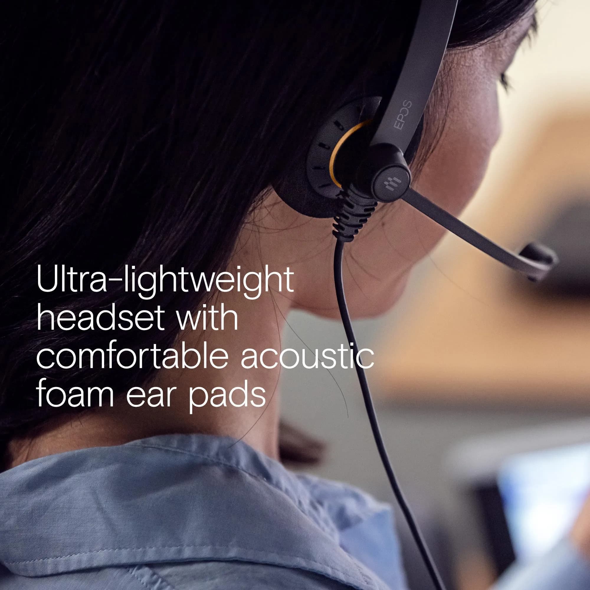 EPOS Sennheiser SC 60 USB ML Double-Sided Business Headset | HD Sound, Noise-Cancelling Mic, 2-Pack - view 7