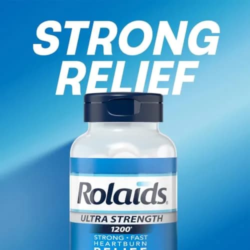 Rolaids Ultra Strength Antacid Chewable Tablets Mint 72-Count | Neutralizes 100x Stomach Acid thumbnail 4