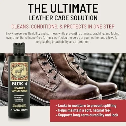 Bickmore Bick 4 Leather Conditioner & Cleaner 2 oz (59 ml) | Won't Darken Leather thumbnail 3