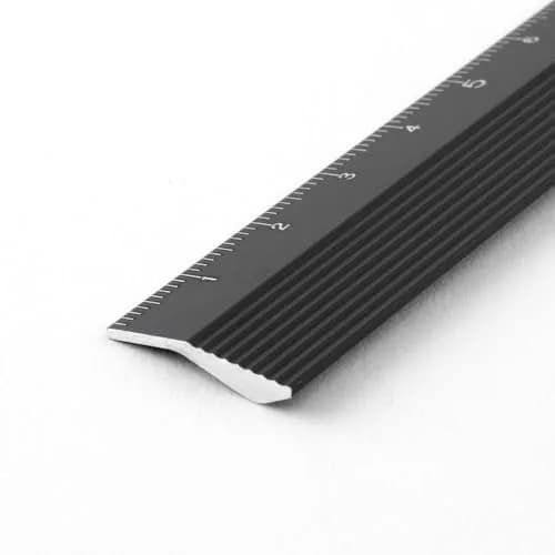 Midori Aluminium Ruler 15cm Black | Classic Drafting Tool for Precision Measurement thumbnail 3