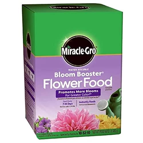 Miracle-Gro Water Soluble Bloom Booster Flower Food 1 lb (454 g) | Promotes More Blooms for Greater Color thumbnail 1