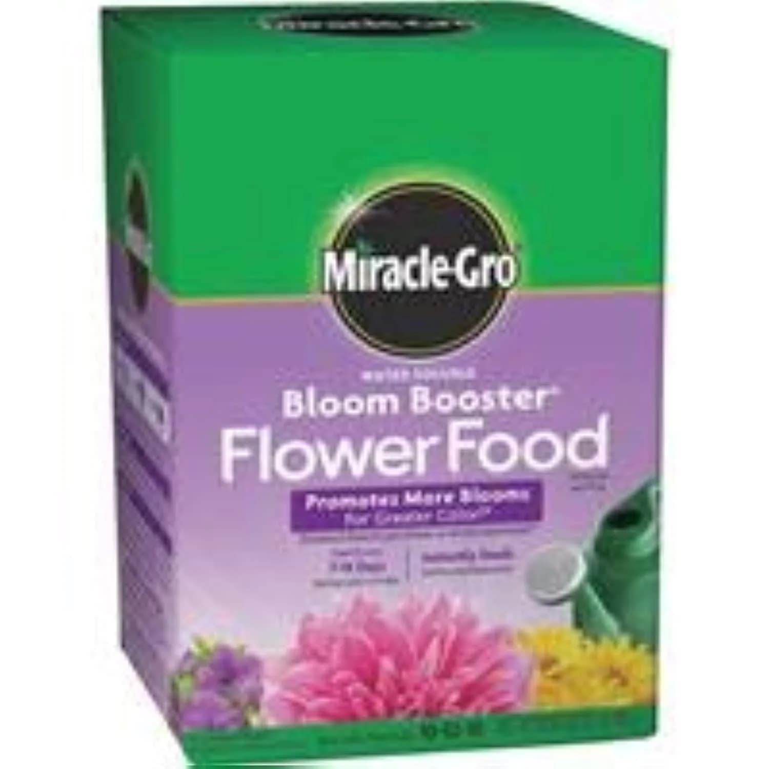 Miracle-Gro Water Soluble Bloom Booster Flower Food 1 lb (454 g) | Promotes More Blooms for Greater Color - view 2