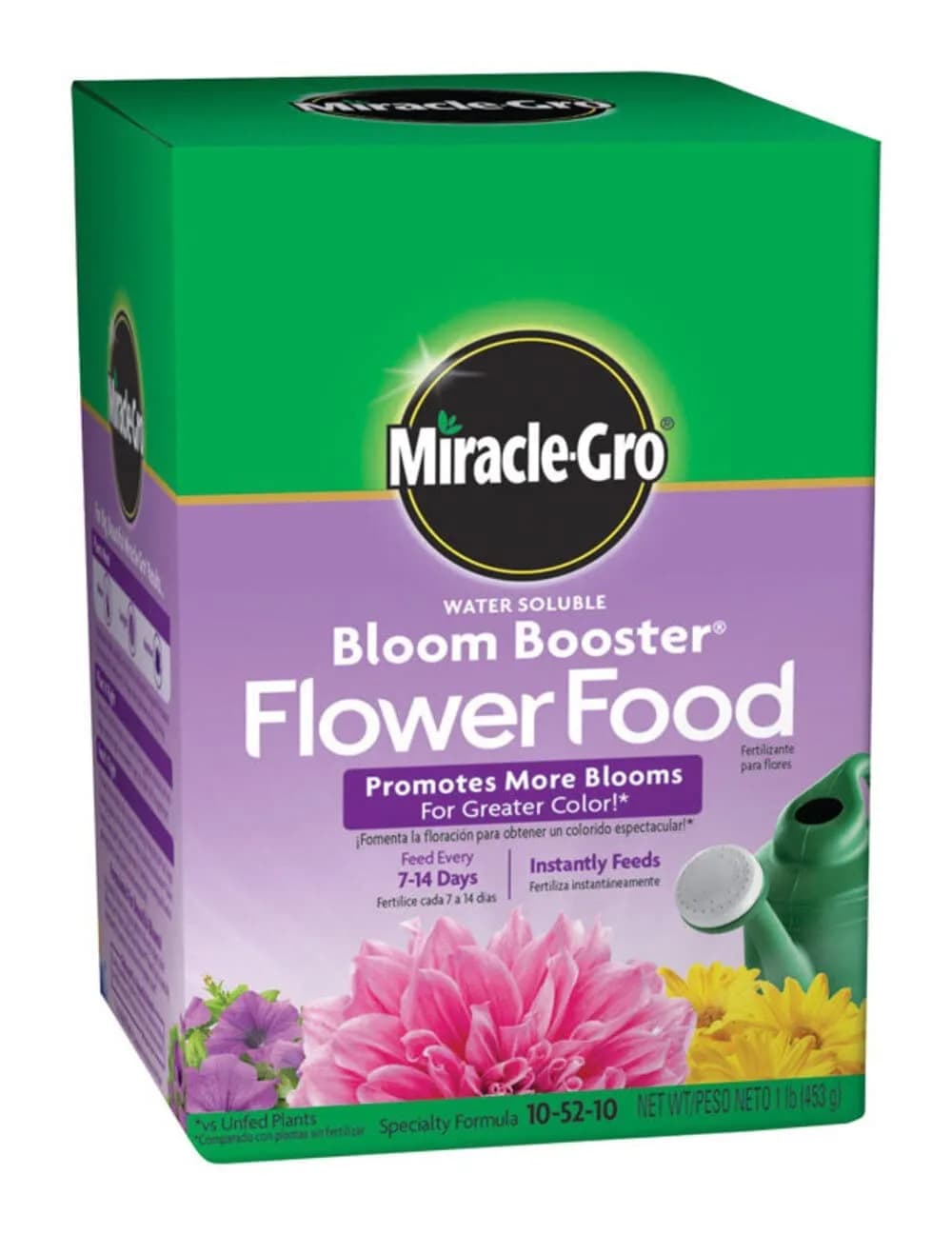 Miracle-Gro Water Soluble Bloom Booster Flower Food 1 lb (454 g) | Promotes More Blooms for Greater Color - view 3