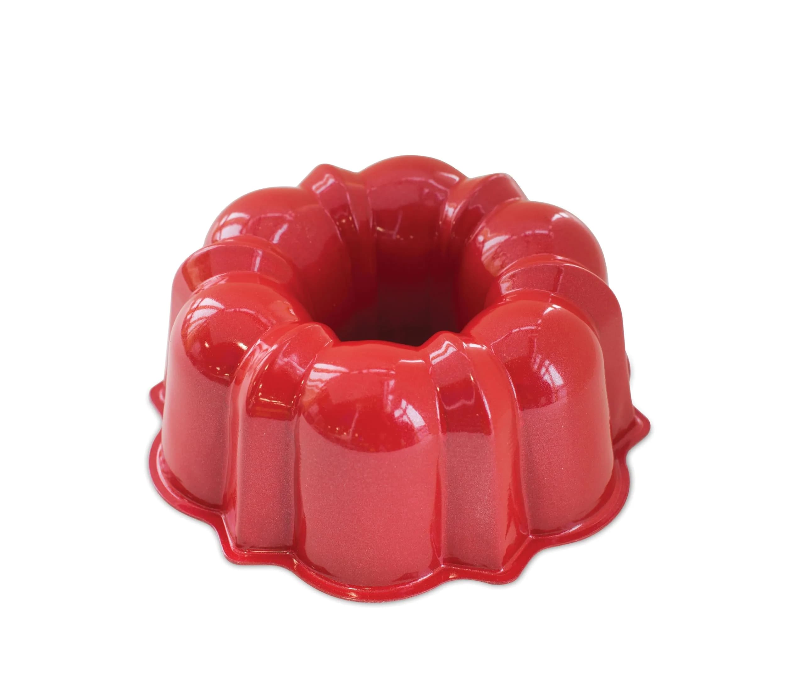 Nordic Ware Red 3 Cup (240ml) Bundt Pan | Mini Bundt Cakes for Any Occasion