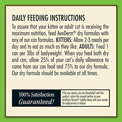 AvoDerm Natural Grain Free Tuna & Chicken Entrée with Vegetables Wet Cat Food 3 oz | Supports Healthy Skin & Coat thumbnail 5