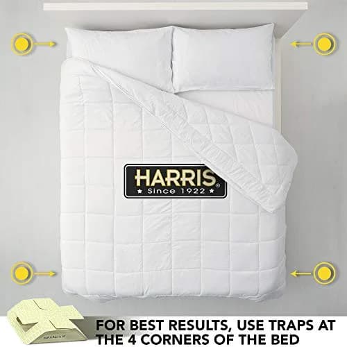 HARRIS Bed Bug Traps for Early Detection & Monitoring, 4 Pack | Natural, Discreet, Versatile thumbnail 6